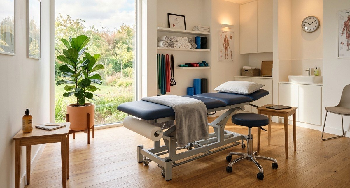 Limra Physiotherapy Clinic Room & Modern Treatment Bed